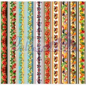 Barrado Frutas e Vegetais cor 01 (Est. Digital) 